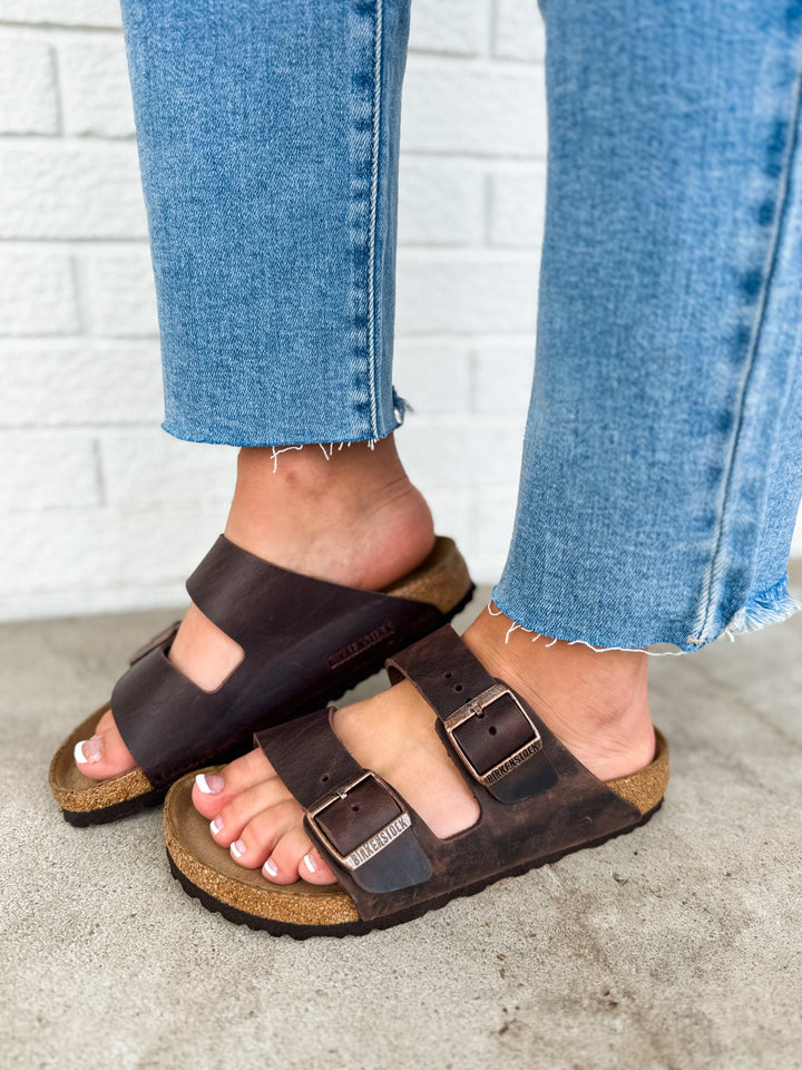 Birkenstock Arizona Soft Footbed Oiled Leather Sandal - Habana
