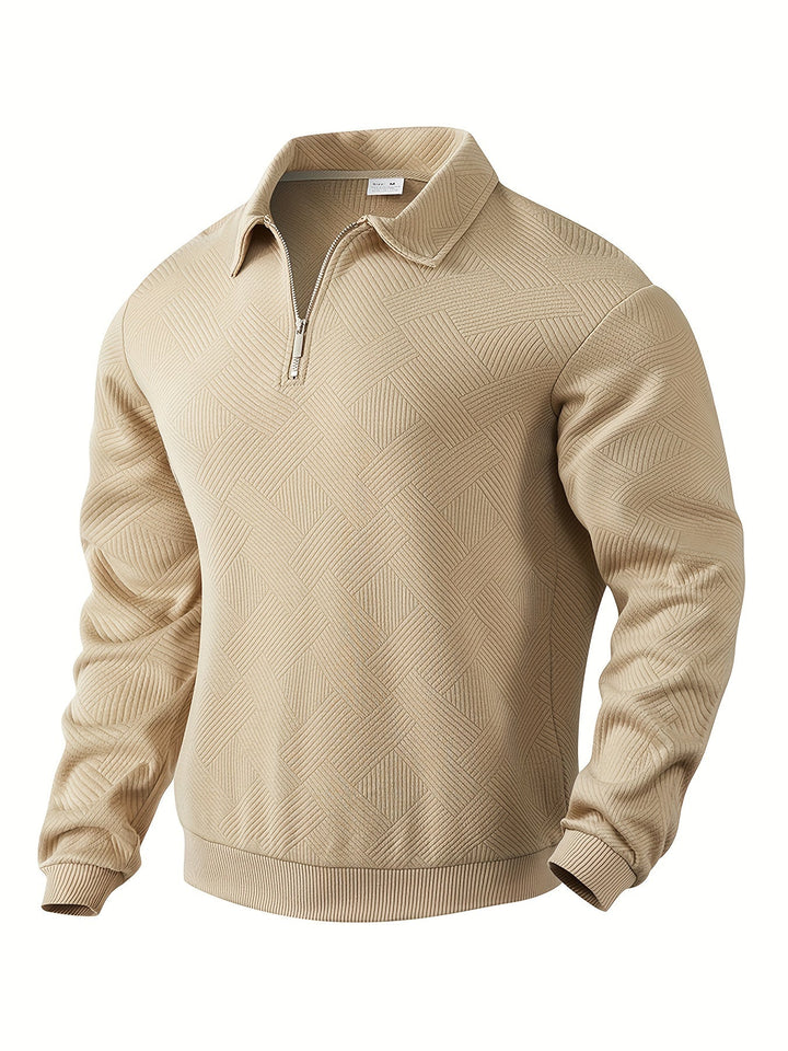 Maglione con motivo a cerniera