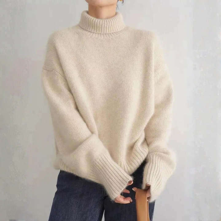 Selene - Maglione di Lusso con Collo Alto