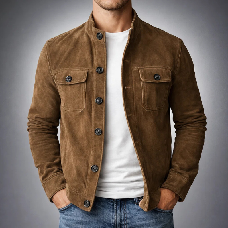 Andreas - Camicia giacca con tocco morbido