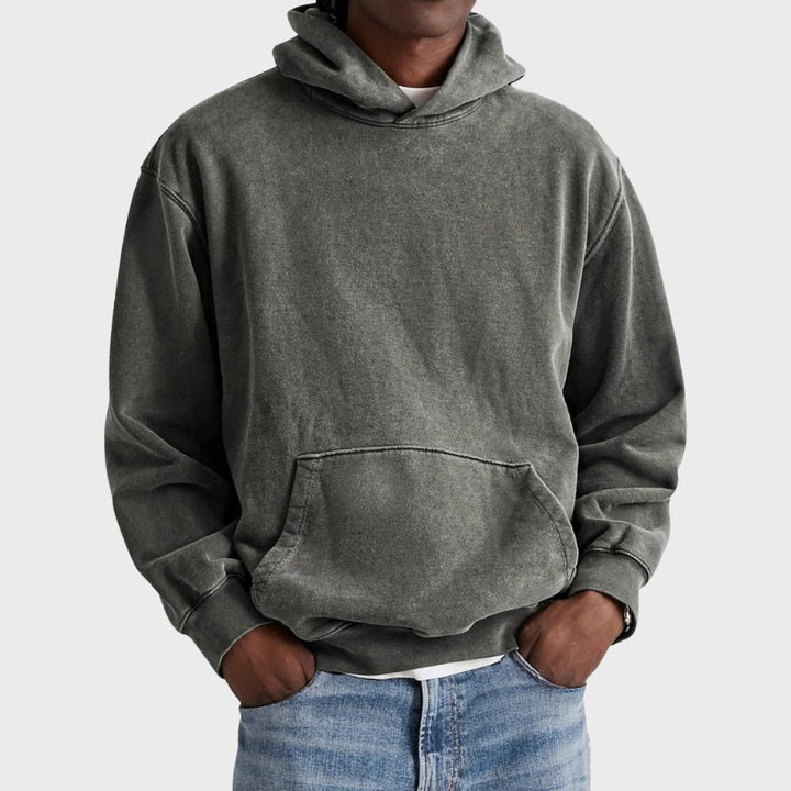 Louis - Felpa con cappuccio in cotone casual