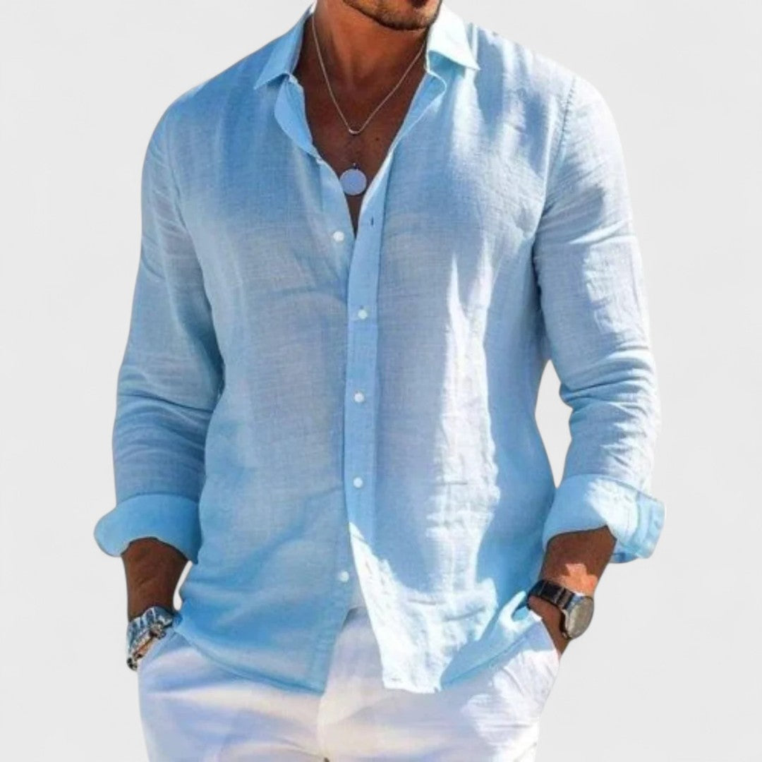 Miravo | Camicia in Lino Artigianale da Uomo