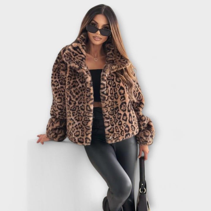 Maddison - Cappotto stampa leopardo