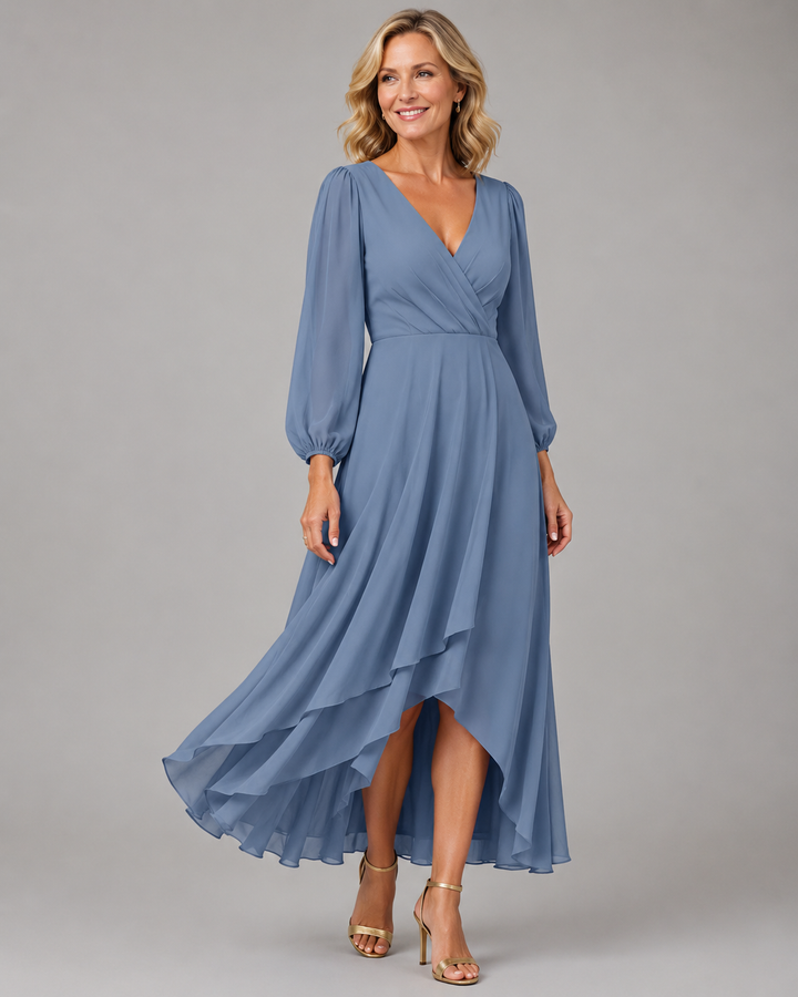 Mia™ | Vestito lungo elegante con scollo a V