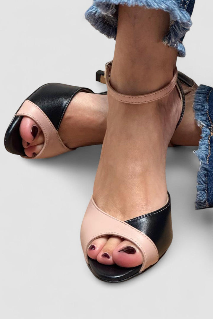 Lara - Scarpe con cinturino alla caviglia e tacco medio