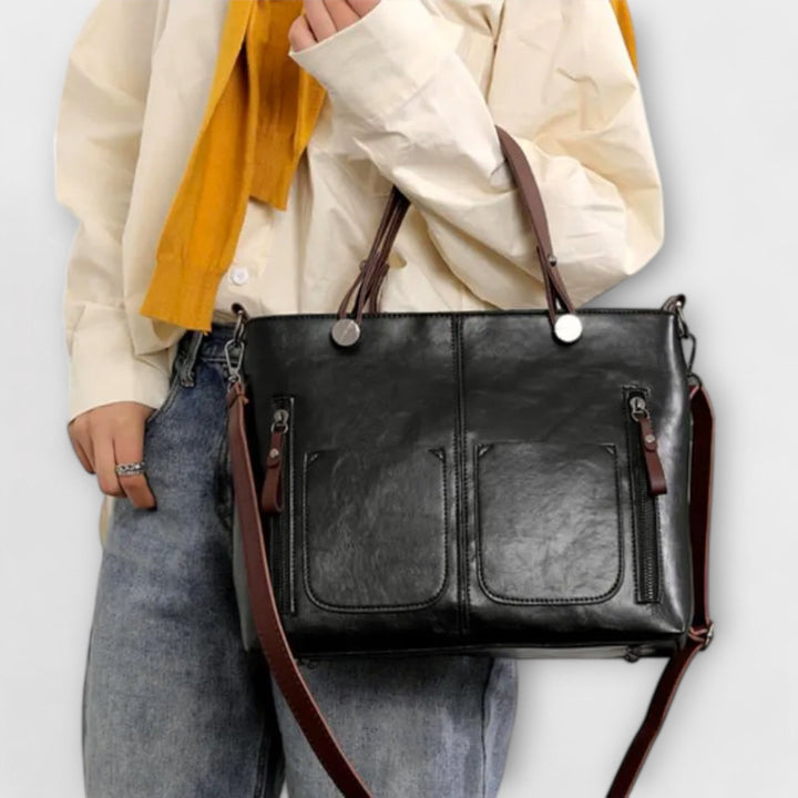 Olivia - Elegante borsa tote in similpelle