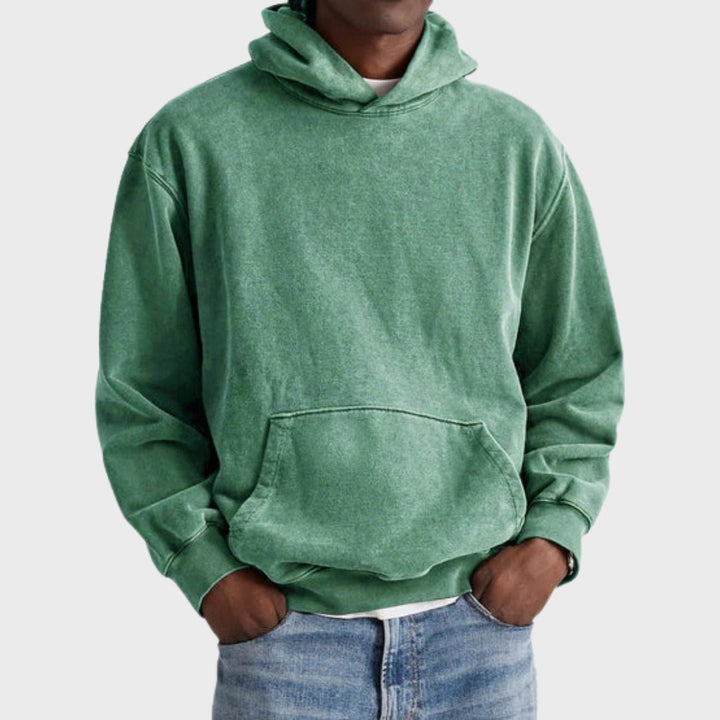 Louis - Felpa con cappuccio in cotone casual
