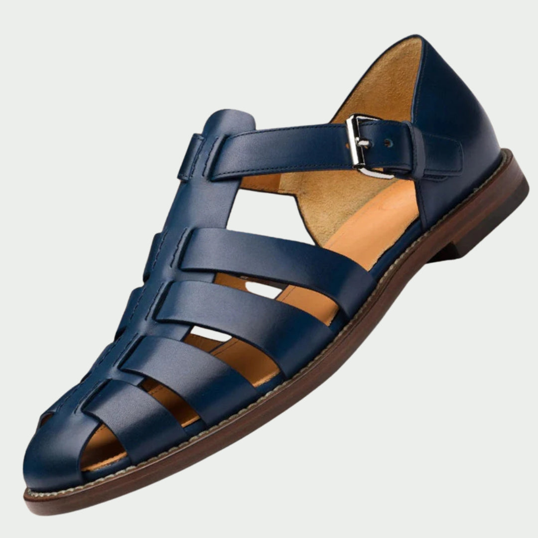 GIORDANO|SANDALI GLADIATORE IN PELLE