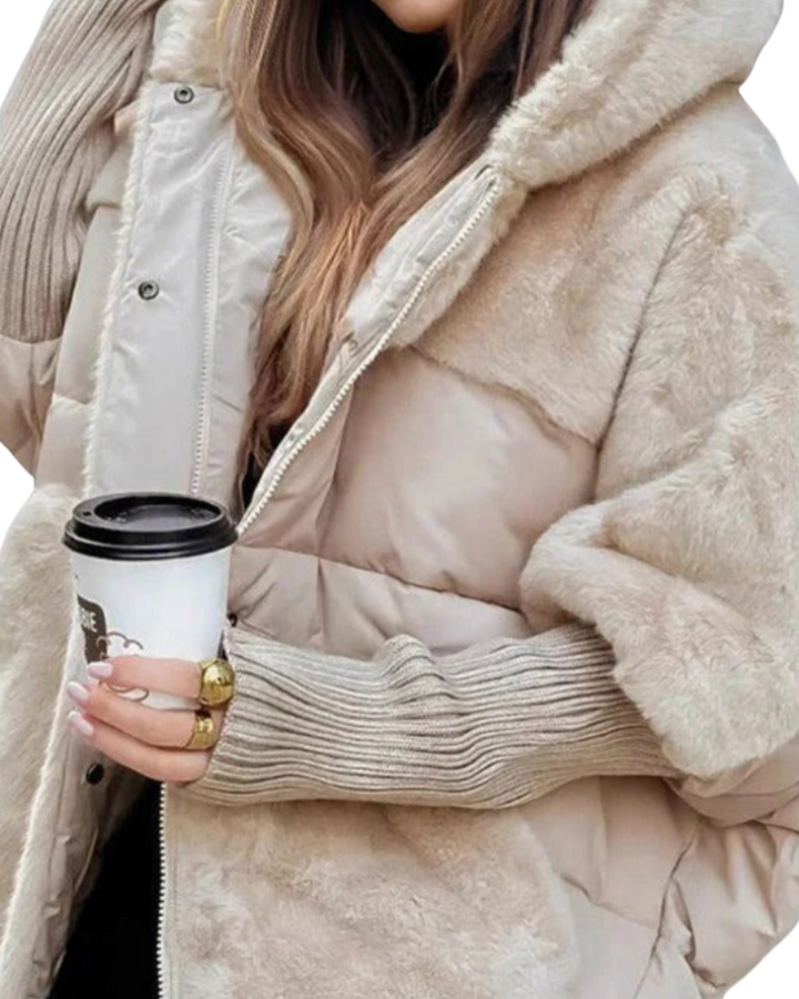 Uma - Cappotto trapuntato con cappuccio