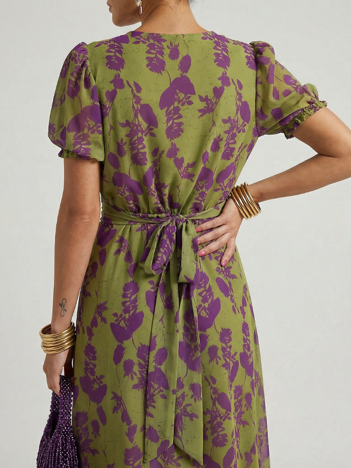 Virel | Vestito midi floreale rilassato