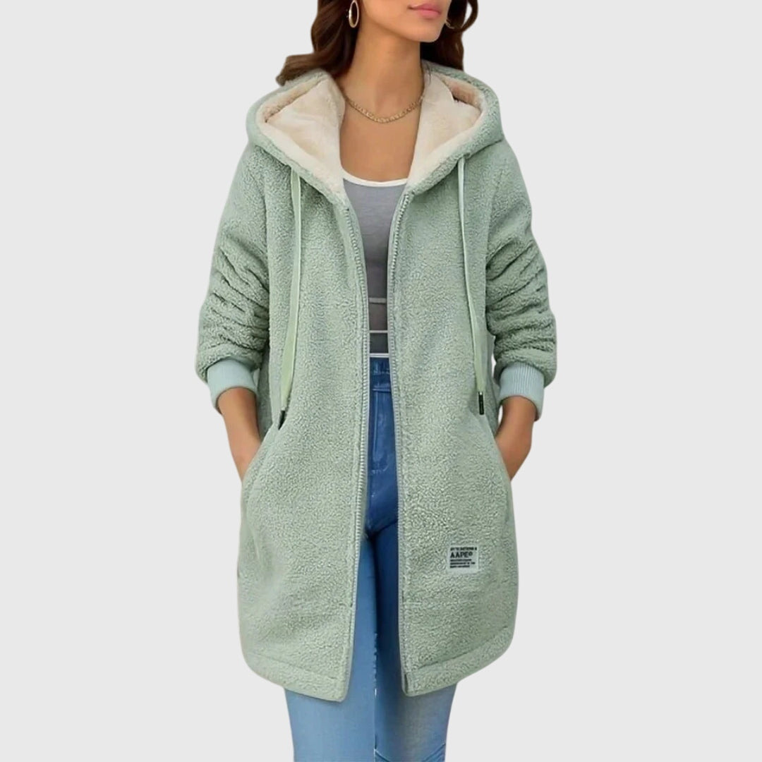 Caitlin - Elegante cappotto in pile polare