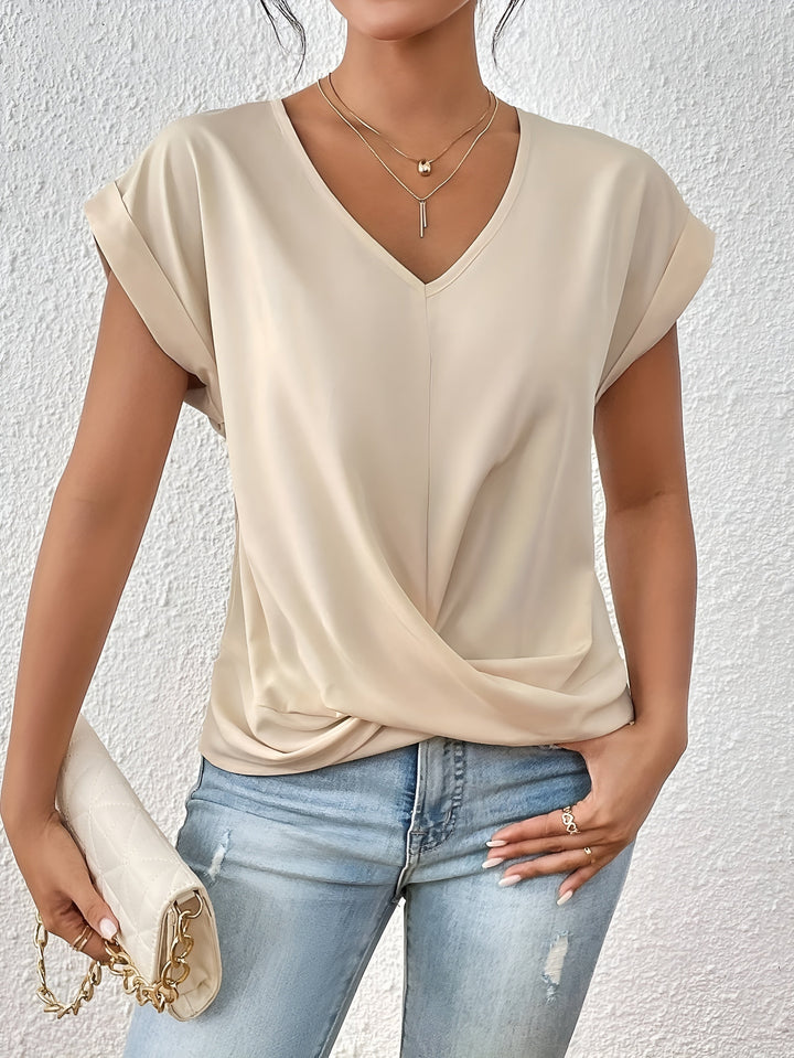 Alira™ | T-shirt con scollo a V e cuore dalla vestibilità comoda