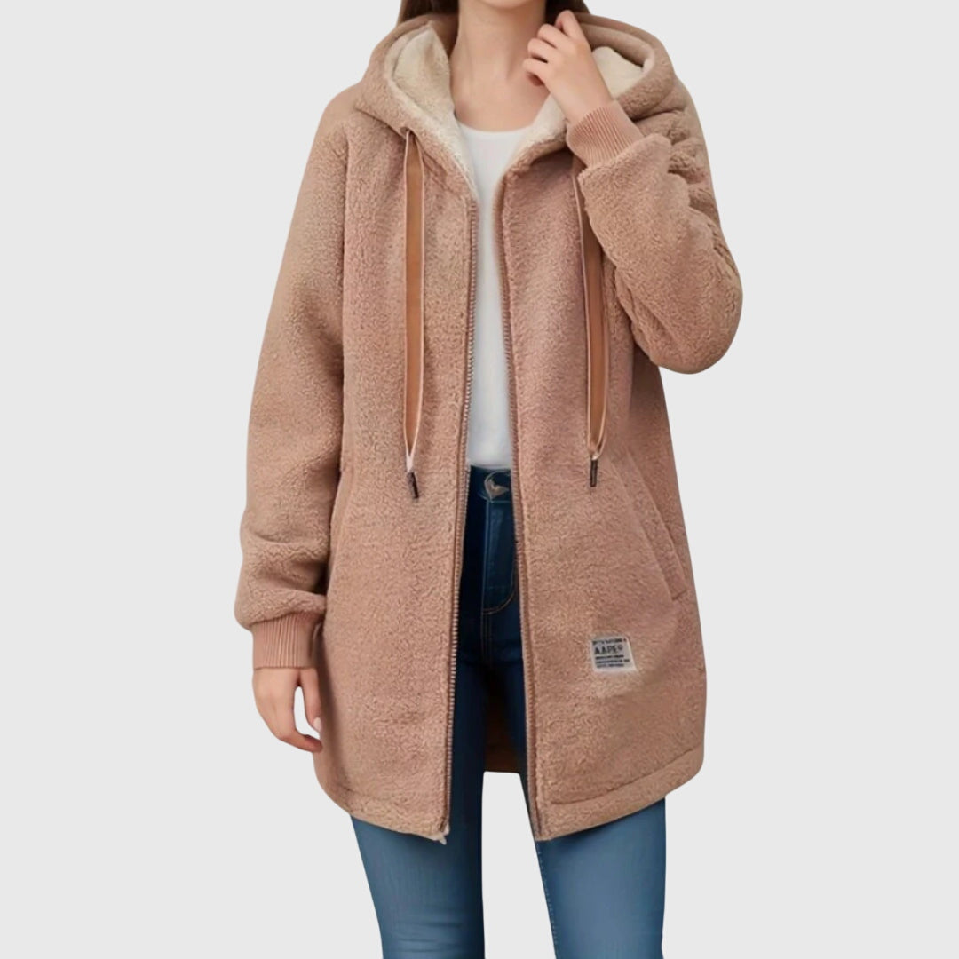Caitlin - Elegante cappotto in pile polare