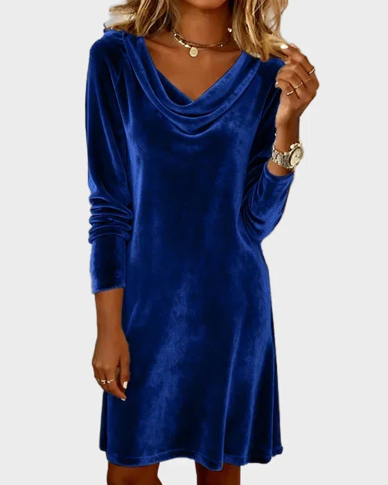 Frosina - Loose Velvet Dress