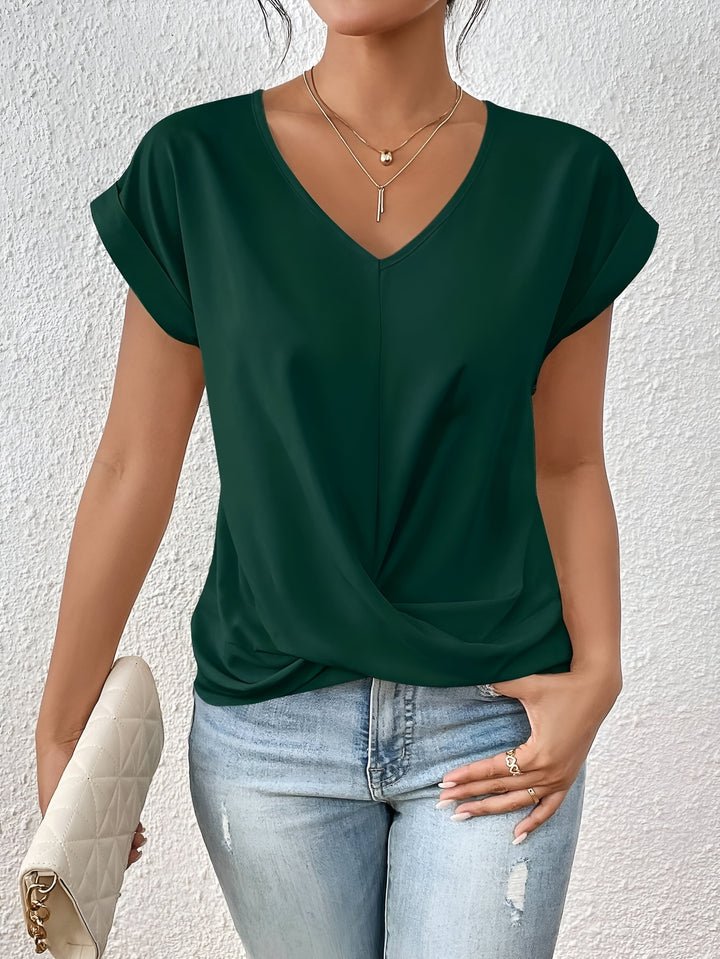 Alira™ | T-shirt con scollo a V e cuore dalla vestibilità comoda