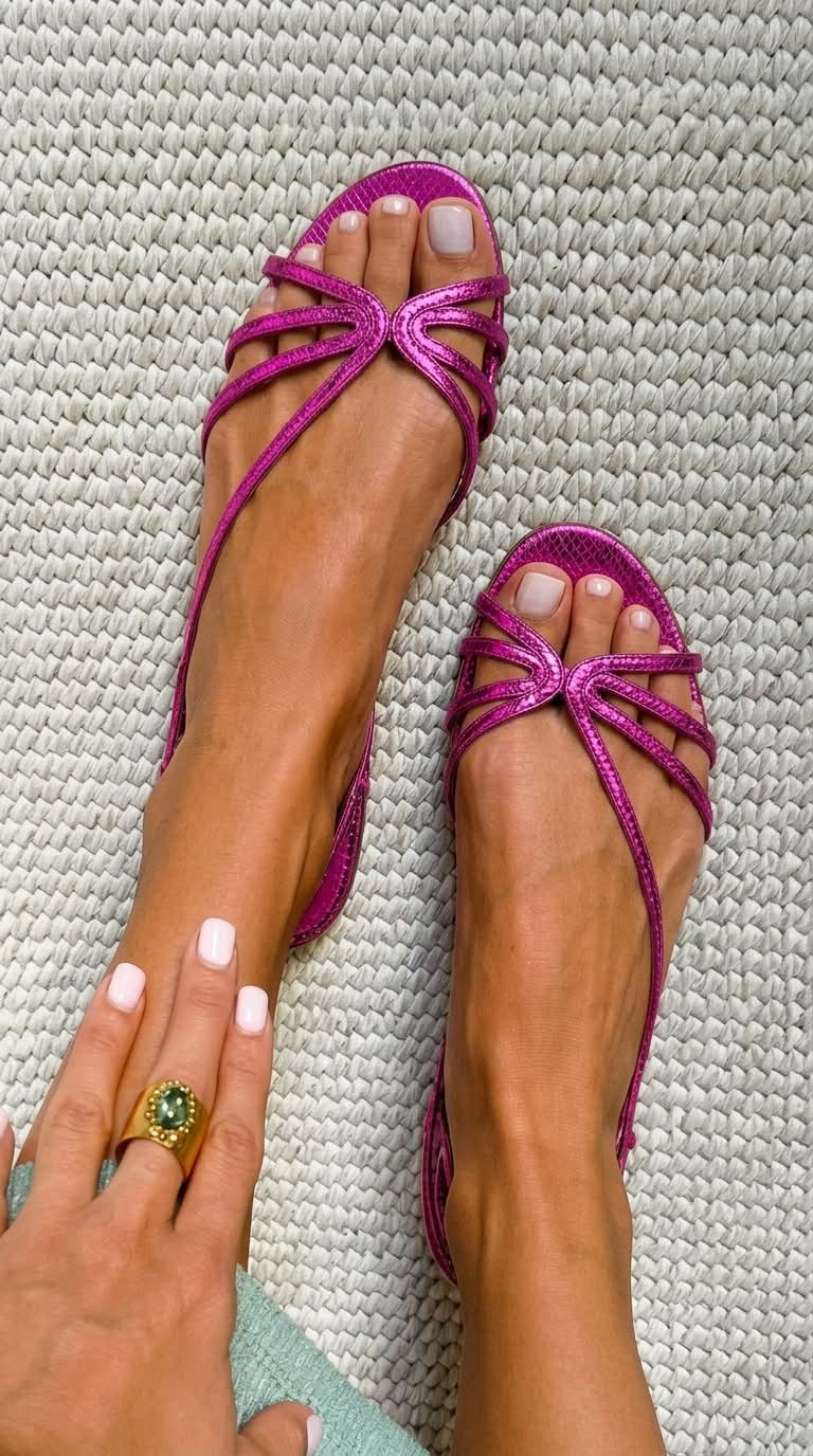 Rita | Eleganza Estiva dei Sandali Oro