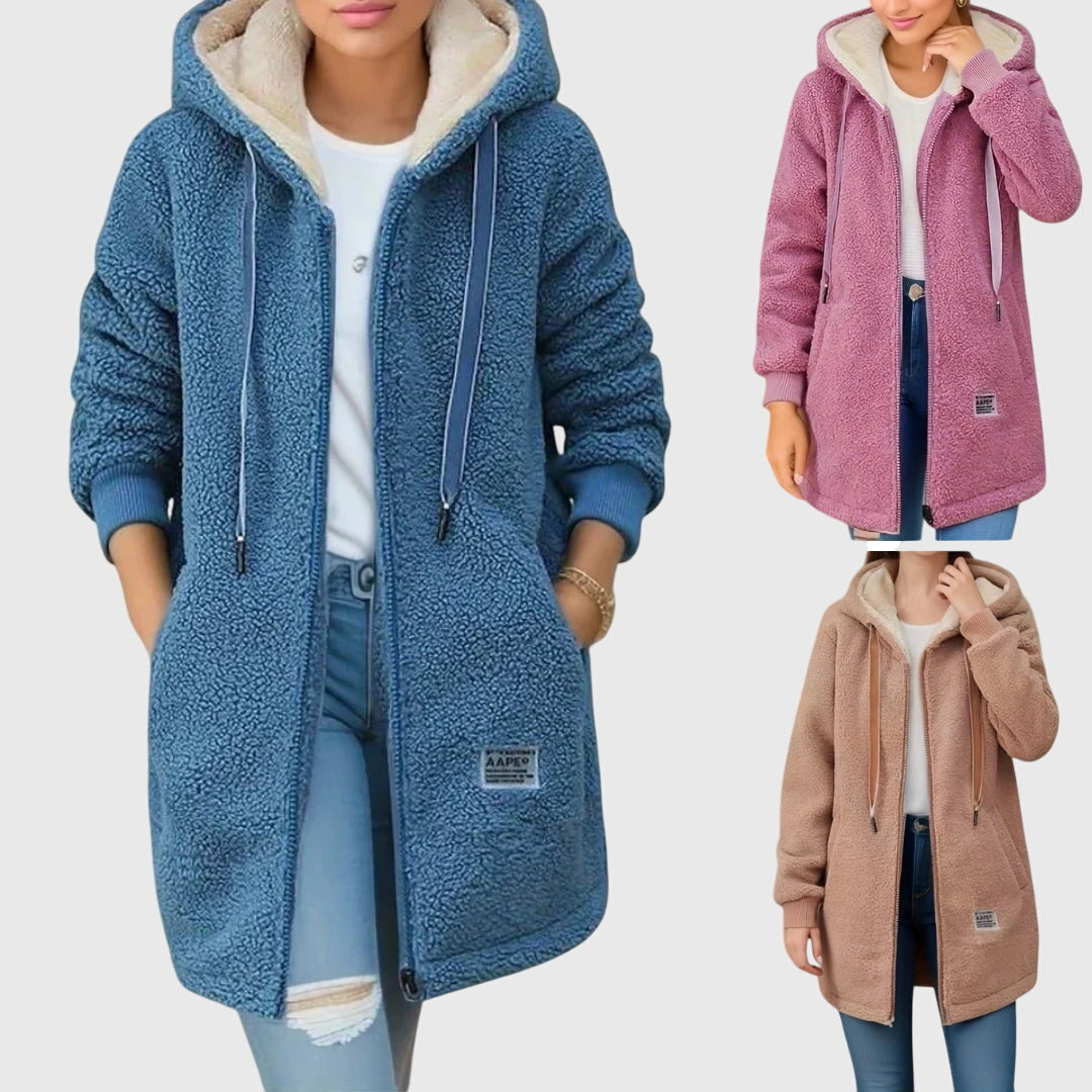 Caitlin - Elegante cappotto in pile polare