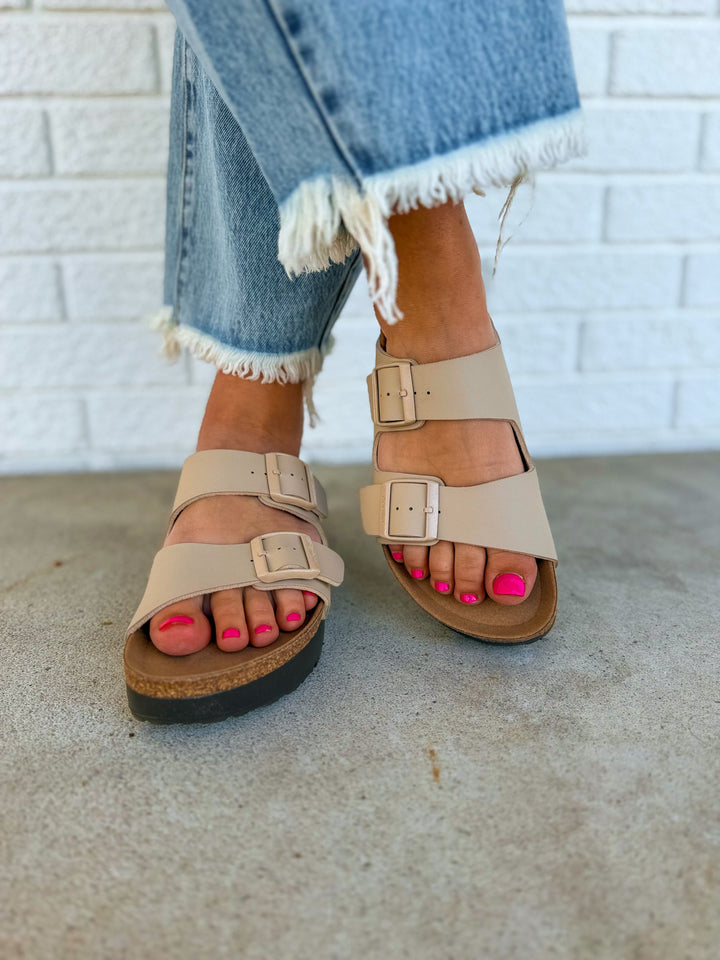 Birkenstock Arizona Pap Flex Platform Sandal - Sandcastle