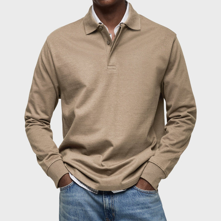 Theodore - Polo di lusso a maniche lunghe