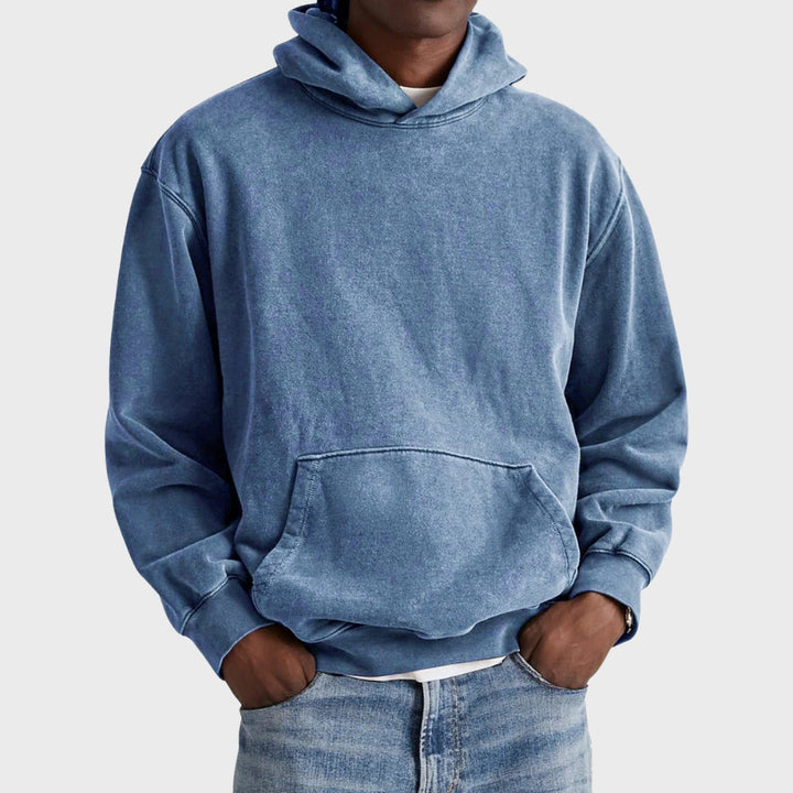 Louis - Felpa con cappuccio in cotone casual