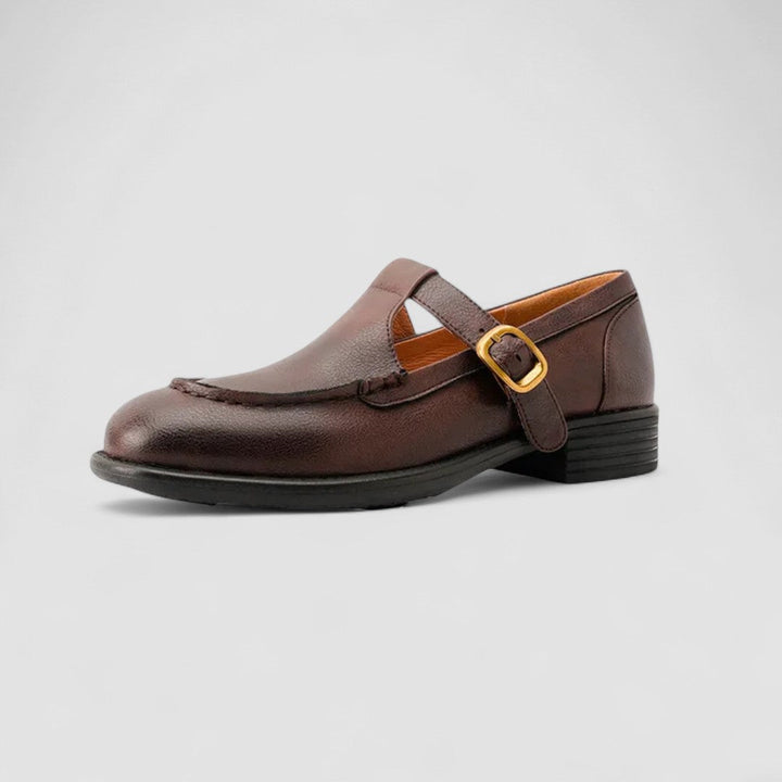 Winifred - Scarpe Mary Jane ortopediche con punta quadrata