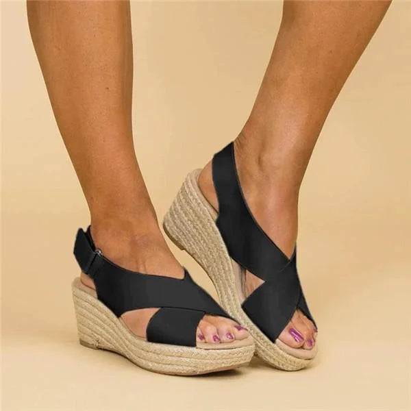 Zarasa™ | Sandali con zeppa eleganti