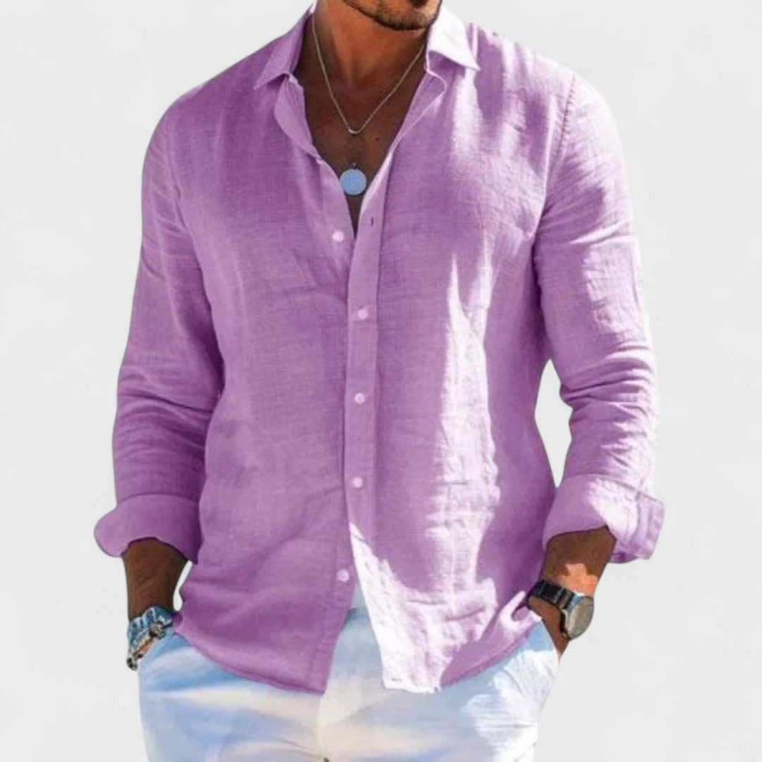 Miravo | Camicia in Lino Artigianale da Uomo