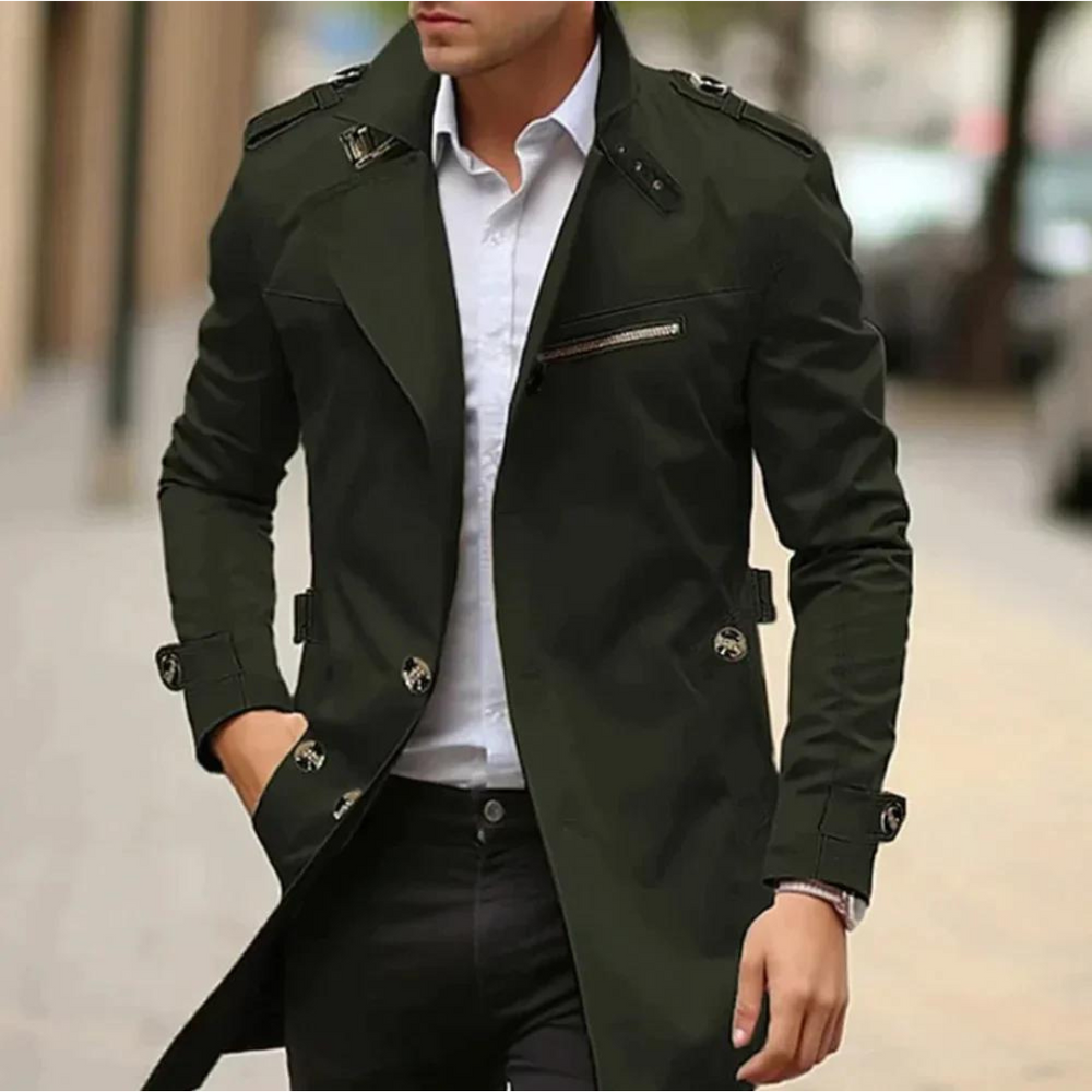 Trench elegante per uomini