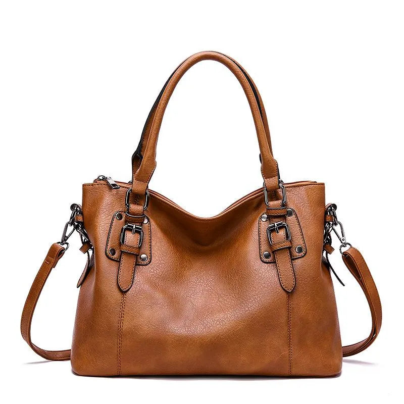 Elegante borsa a tracolla in pelle