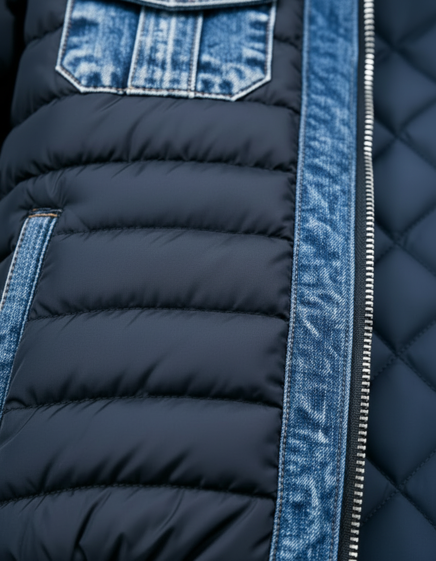 Rolf  | Giacca in jeans con imbottitura trapuntata