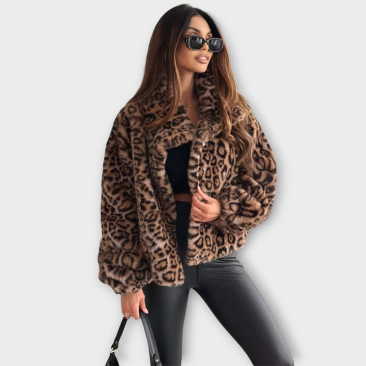 Maddison - Cappotto stampa leopardo