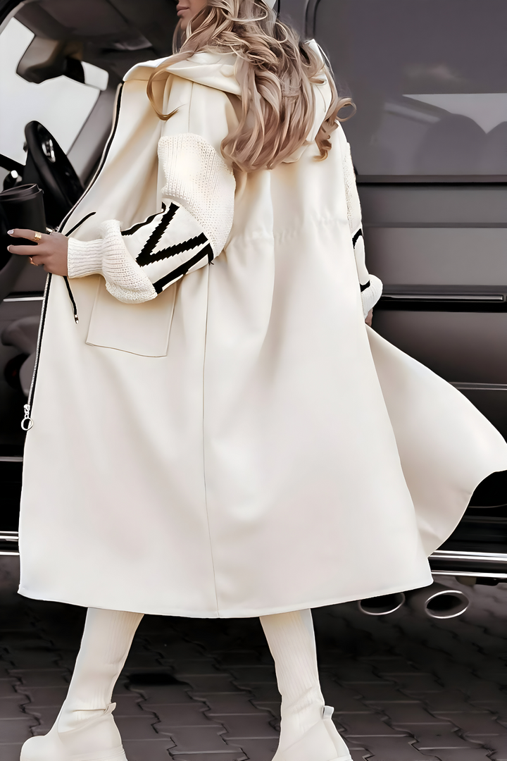 Harriet - Elegante cappotto cardigan con cappuccio