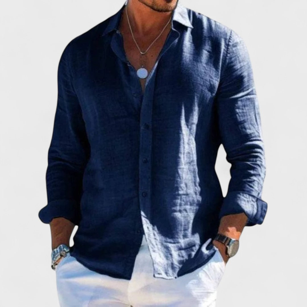 Miravo | Camicia in Lino Artigianale da Uomo