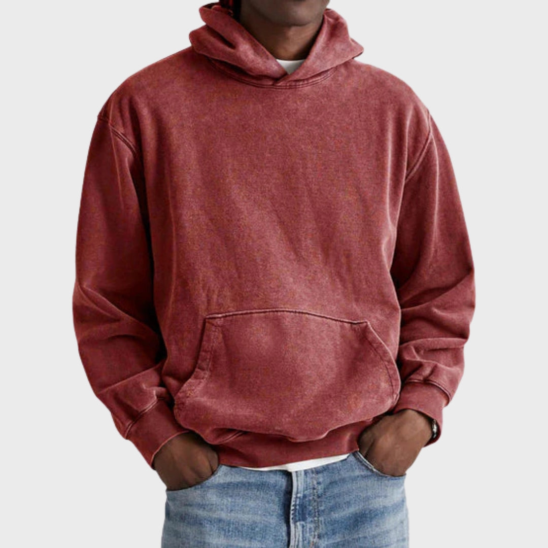 Louis - Felpa con cappuccio in cotone casual