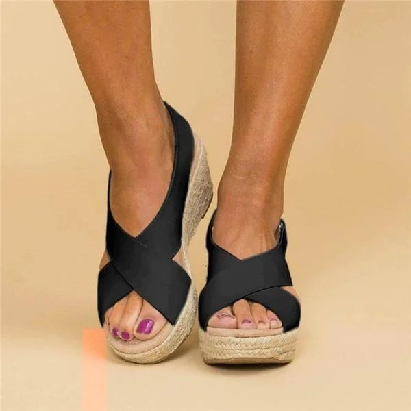 Zarasa™ | Sandali con zeppa eleganti