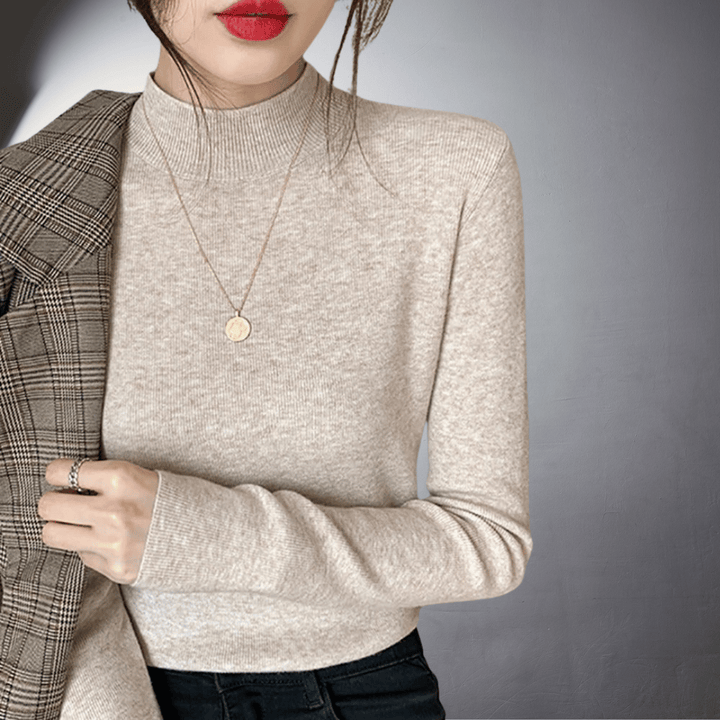Maglione dolcevita classico in cashmere