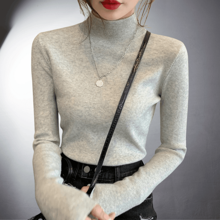 Maglione dolcevita classico in cashmere