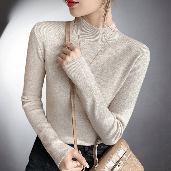 Maglione dolcevita classico in cashmere