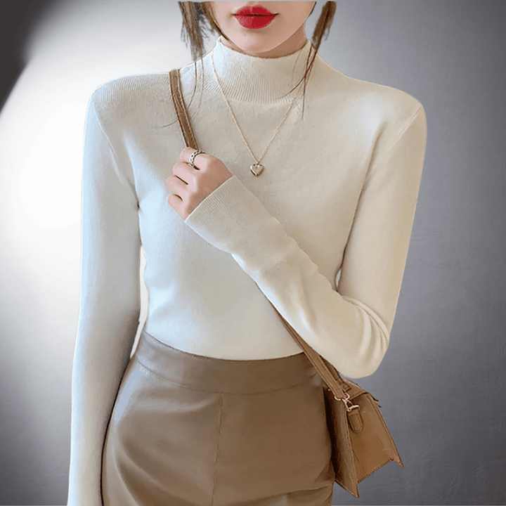 Maglione dolcevita classico in cashmere