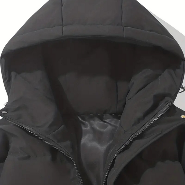 Cappotto invernale con cappuccio