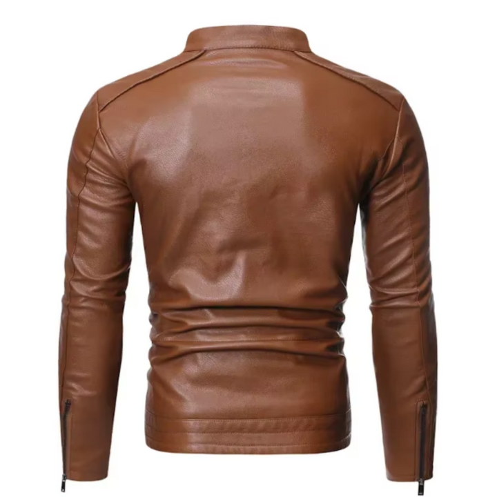 Giacca di pelle elegante