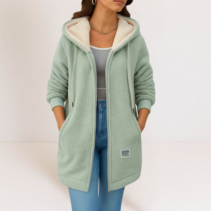MAYA | Giacca Relaxed con Cappuccio e Zip Completa da Donna