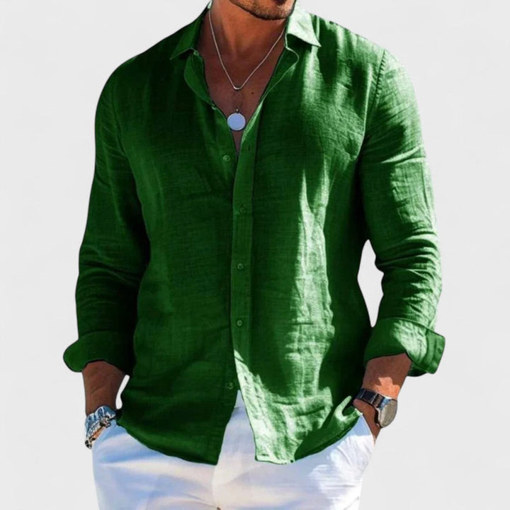 Miravo | Camicia in Lino Artigianale da Uomo