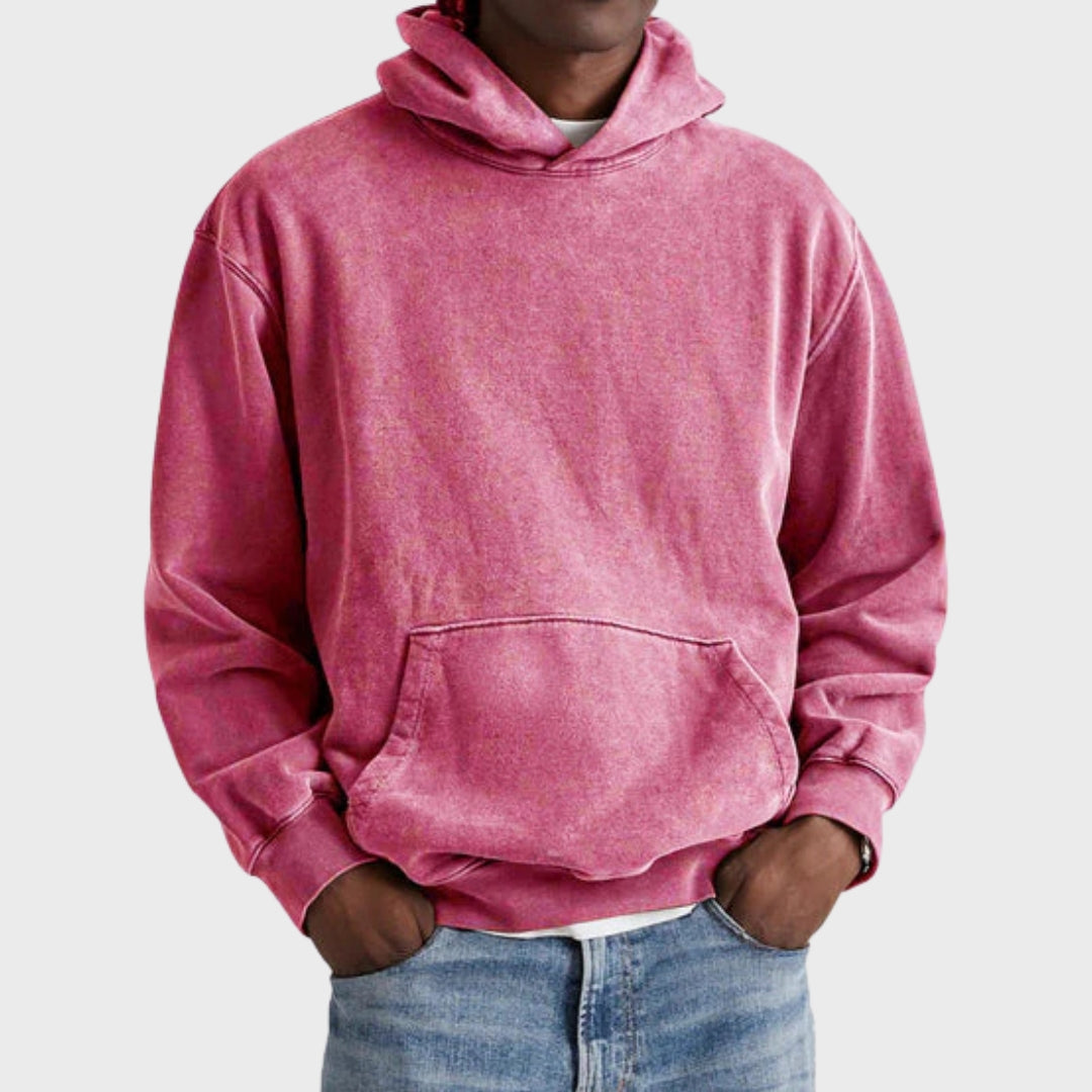 Louis - Felpa con cappuccio in cotone casual