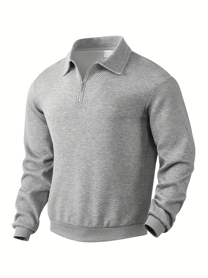 Maglione con motivo a cerniera