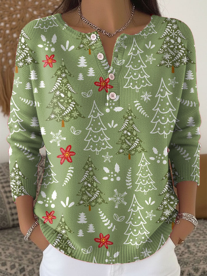 Sofía | Maglione natalizio con bottoni
