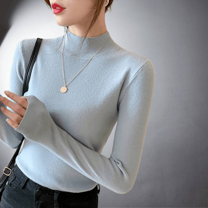 Maglione dolcevita classico in cashmere