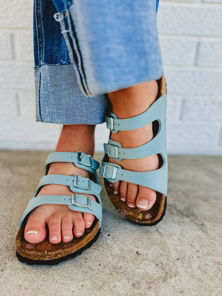 Sandalo Birkenstock Florida Birko-Flor - Pure Sage