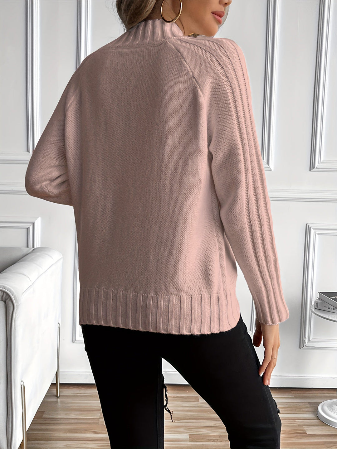 Elegante maglione lavorato a maglia