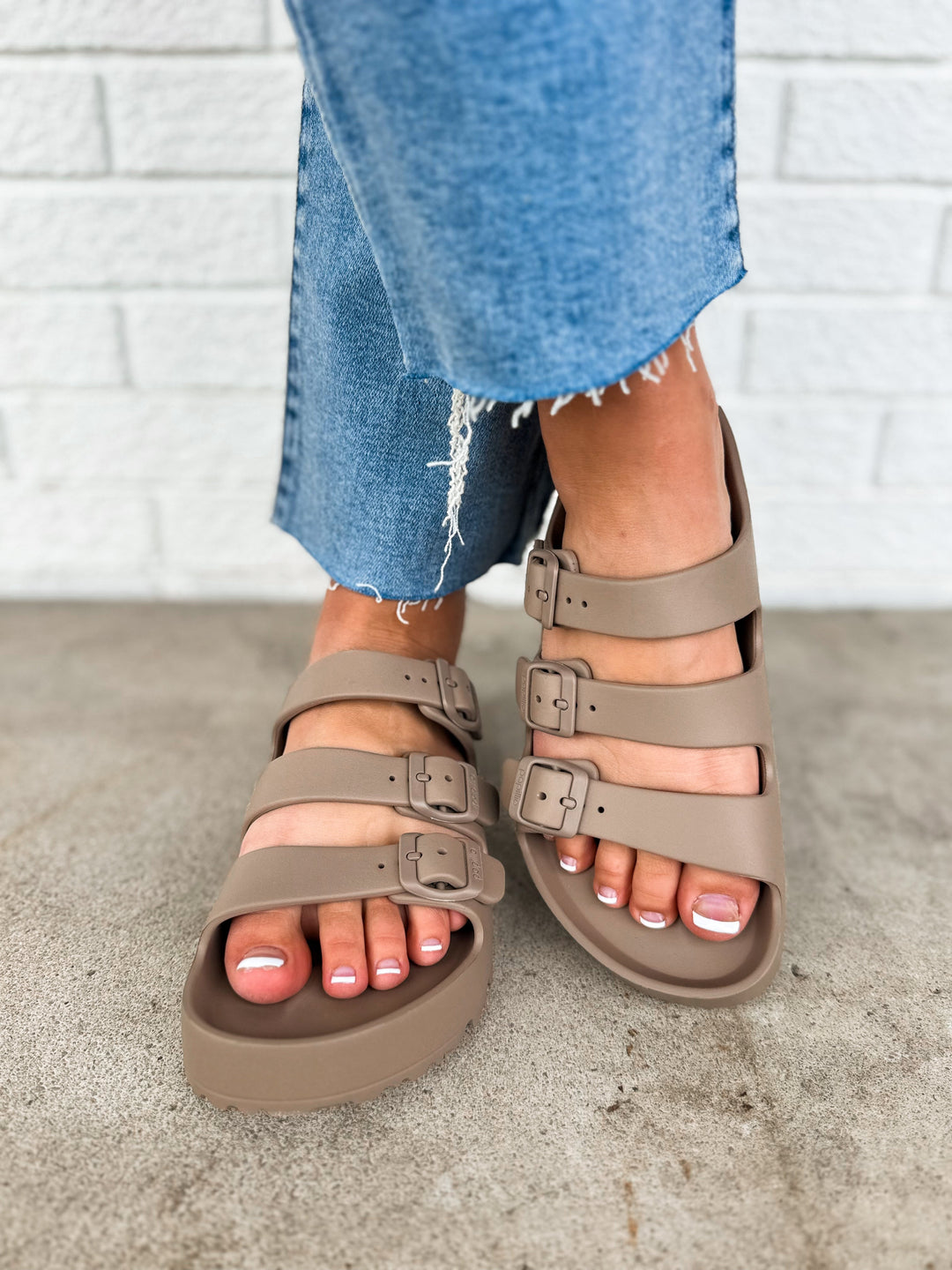Sandalo Birkenstock Florida III EVA Pap Flex - Grigio Tortora